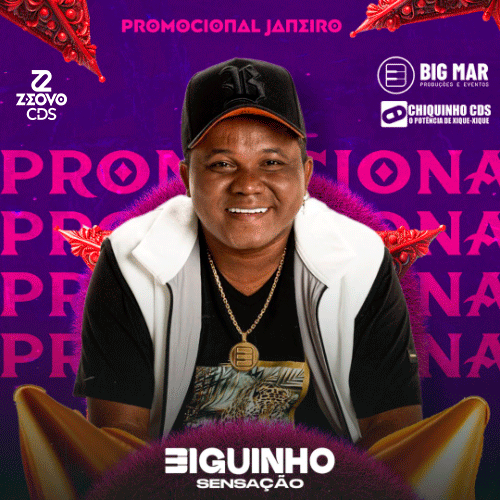 CAPA BIGUINHO SENSACAO PROMOCIONAL DE JANEIRO 2025